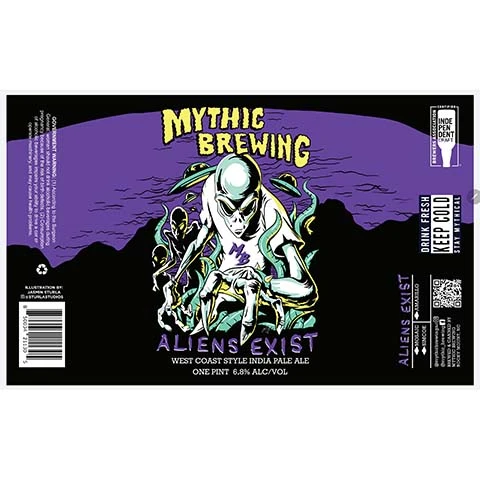 Mythic Aliens Exist West Coast IPA