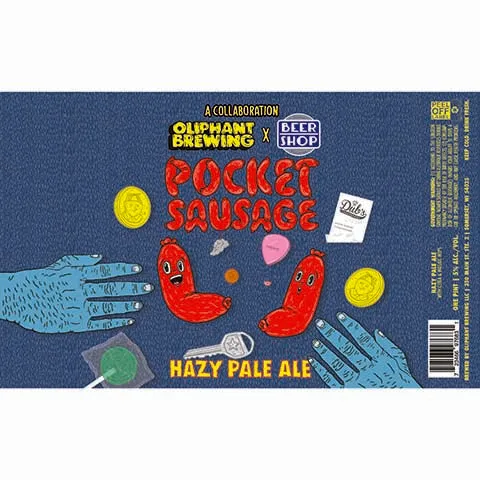 Oliphant Pocket Sausage Hazy Pale Ale