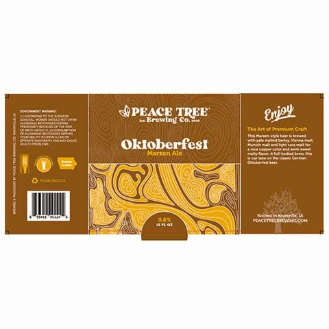 Peace Tree Oktoberfest Marzen Ale