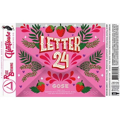 HenHouse Letter 24 Gose Tart Ale