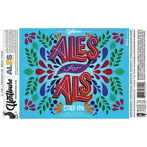 HenHouse Ales for Als Cold IPA