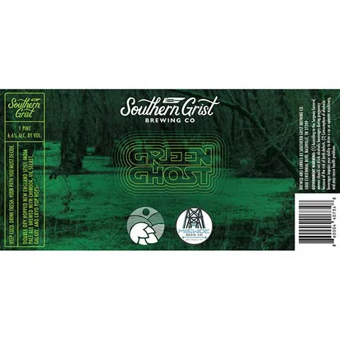 Southern Grist Green Ghost DDH Hazy IPA
