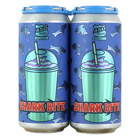 450 North Blue Shark Bite Slushy XXL Sour