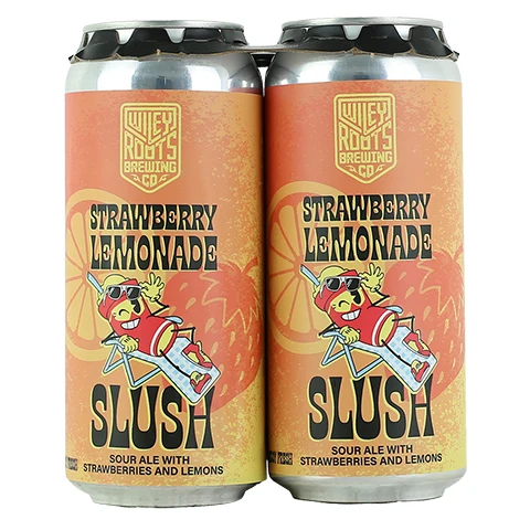 Wiley Roots Strawberry Lemonade Slush Light Sour Ale