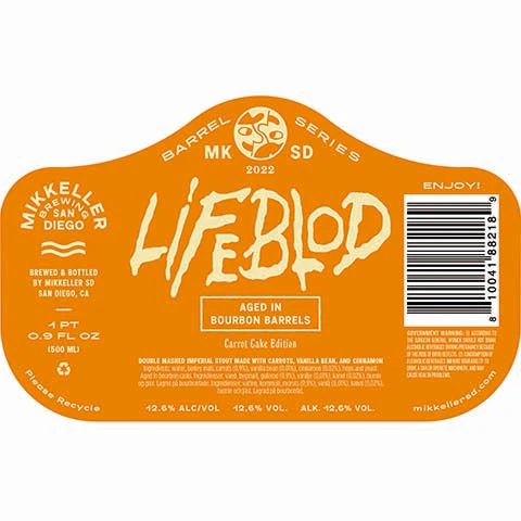 Mikkeller Lifeblod Carrot Cake Edition Imperial Stout