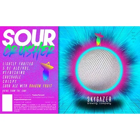 Skygazer Sour Crusher Dragon Fruit Sour Ale