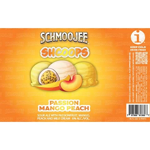 Imprint Beer Shcoops Passion Mango Peach Sour Ale