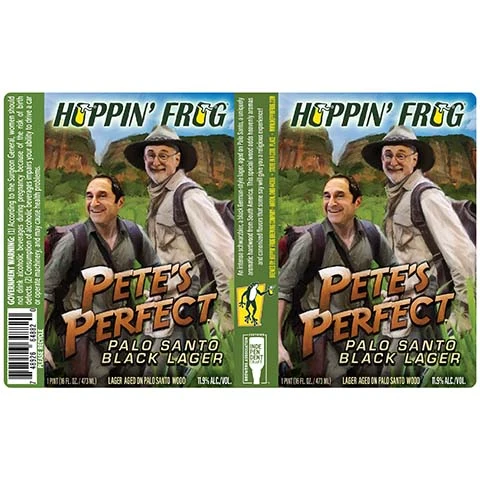 Hoppin' Frog Pete's Perfect Palo Santo Black Lager