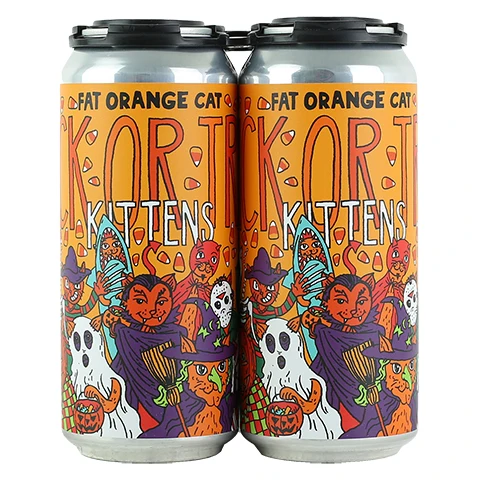 Fat Orange Cat Trick Or Treat Kittens DIPA