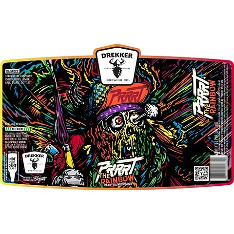 Drekker PRRRT The Rainbow Candy Rainbow Sour