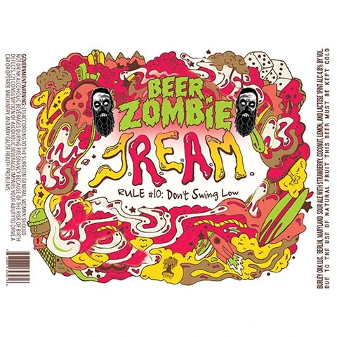 Burley Oak Beer Zombie Jream Rule #10 Sour Ale