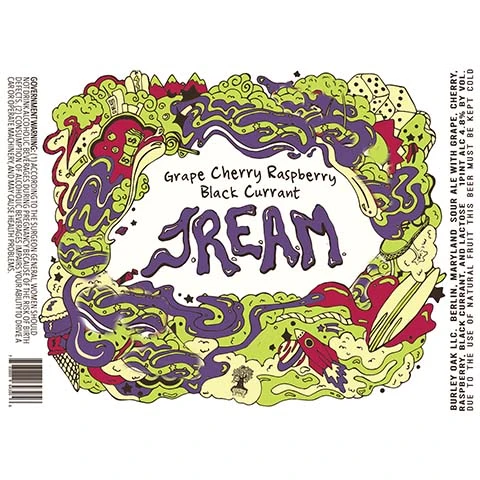 Burley Oak Grape Cherry Raspberry Black Currant Jream Sour Ale