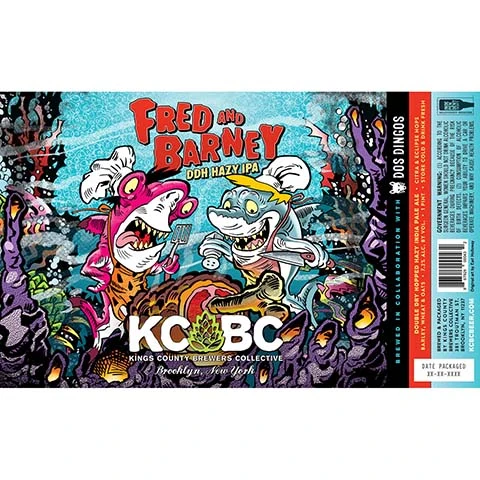 Kings County Brewers Collective Fred The Barney DDH Hazy IPA