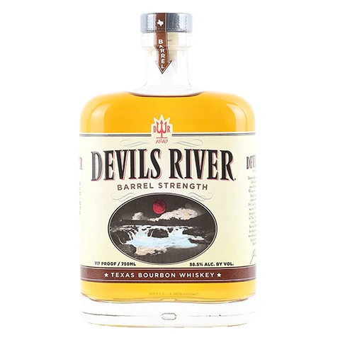 Devils River Barrel Strength Small Batch Bourbon Whiskey