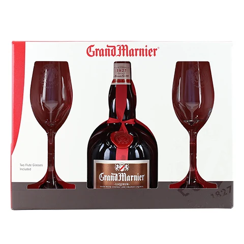 Grand Marnier Gift Set w/Flutes