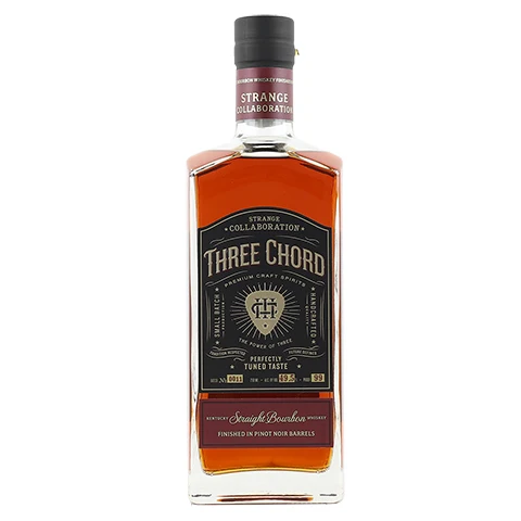 Three Chord Strange Collaboration Pinot Noir Cask Straight Bourbon