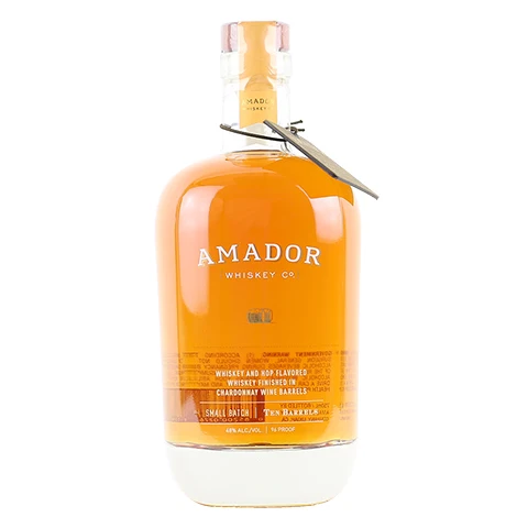 Amador Hop Flavored Finished in Chardonnay Wine Barrels Whiskey