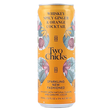 Two Chicks Sparkling New Fashioned