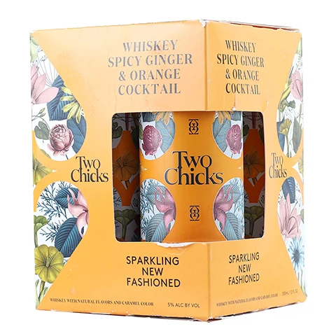 Two Chicks Sparkling New Fashioned