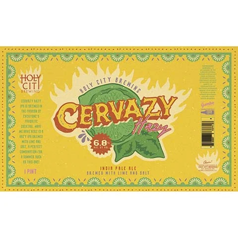 Holy City Cervazy Hazy IPA