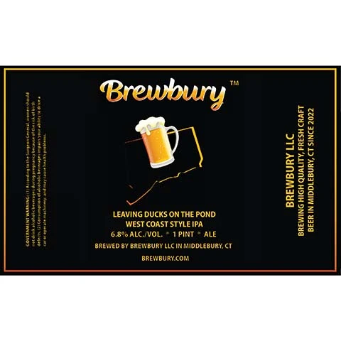 Brewbury Leaving Ducks On The Pond IPA