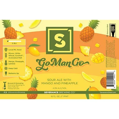 Severance Go Man Go Sour Ale