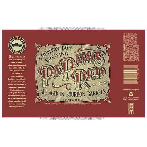 Country Boy PaPaws Red Ale