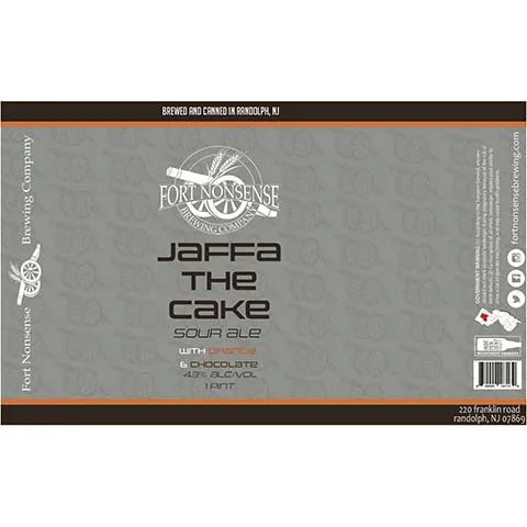 Fort Nonsense Jaffa The Cake Sour Ale