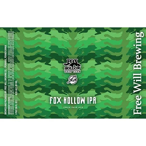Free Will Fox Hollow IPA