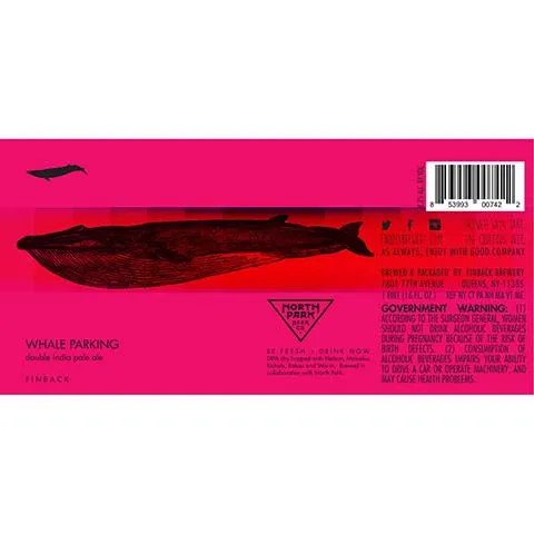 Finback Whale Parking DIPA