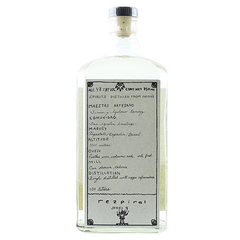 Rezpiral Simeon & Apolonio Ramirez Barril Espadin Tepextate Mezcal