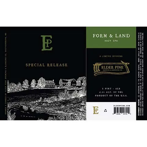 Elder Pine Form & Land Hazy IPA