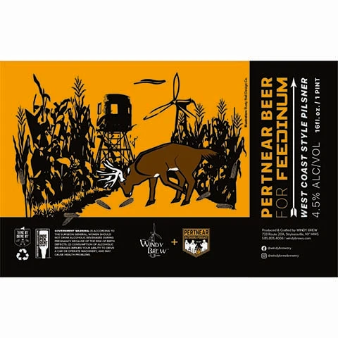 Windy Pertnear Beer for Feedinum Pilsner