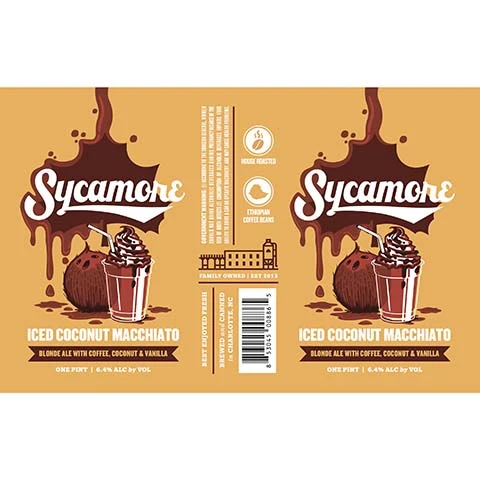 Sycamore Iced Coconut Macchiato Blonde Ale