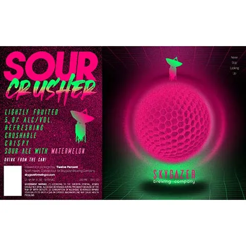 Skygazer Sour Crusher Watermelon Sour Ale