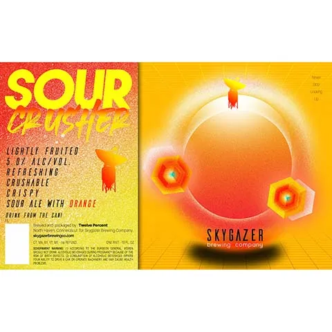 Skygazer Sour Crusher Orange Sour Ale