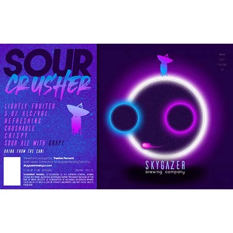 Skygazer Sour Crusher Grape Sour Ale