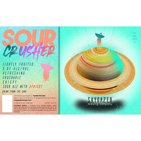 Skygazer Sour Crusher Apricot Sour Ale