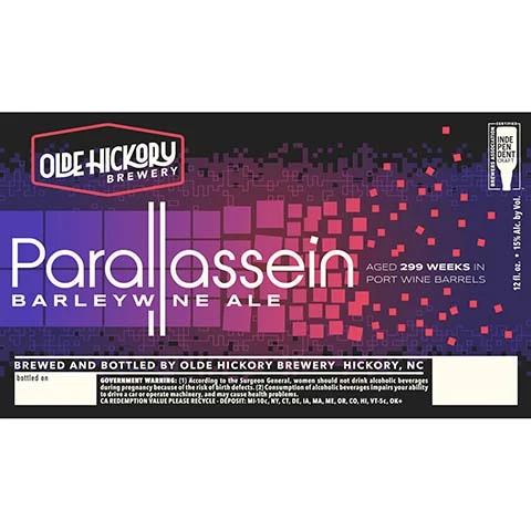 Olde Hickory Parallassein Barleywine Ale