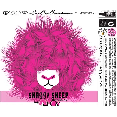 Baa Baa Shaggy Sheep Hazy Pale Ale (Galaxy, Citra, Idaho 7)