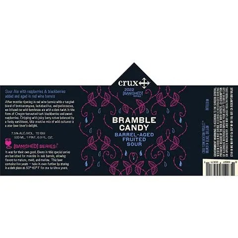Crux Fermentation Bramble Candy Barrel-Aged Fruited Sour