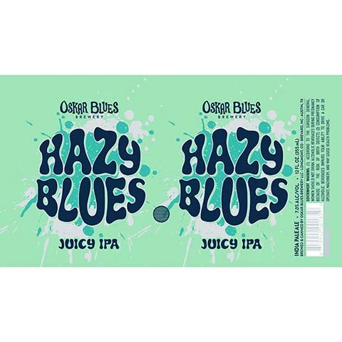 Oskar Blues Hazy Blues Juicy IPA
