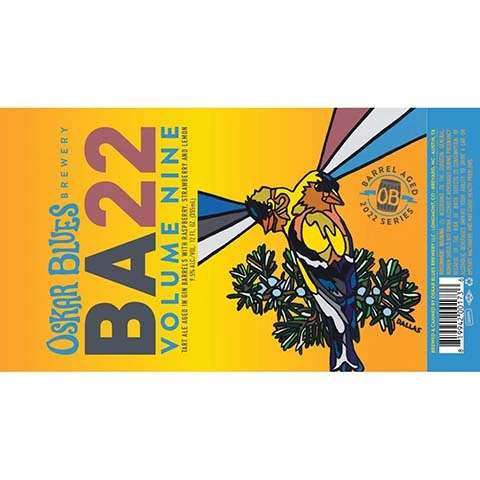 Oskar Blues BA22 Volume Nine Sour Ale