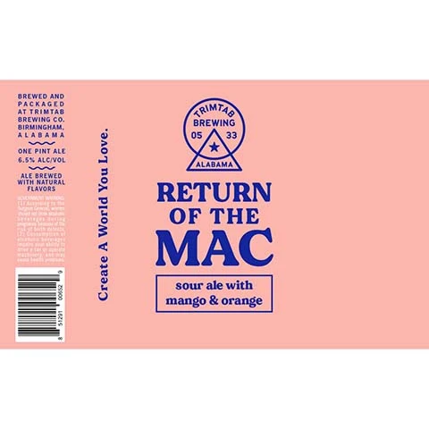 Trimtab Return Of The Mac Sour Ale