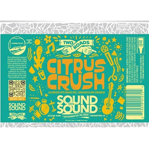 Two Roads Citrus Crush Ale