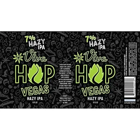 Hop Valley Viva Hop Vegas Hazy IPA