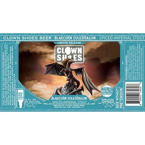 Clown Shoes Blaecorn Yuledragon Spiced Imperial Stout