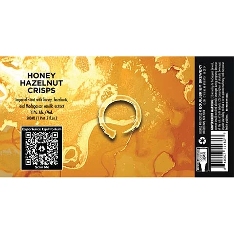 Equilibrium Honey Hazelnut Crisps Imperial Stout