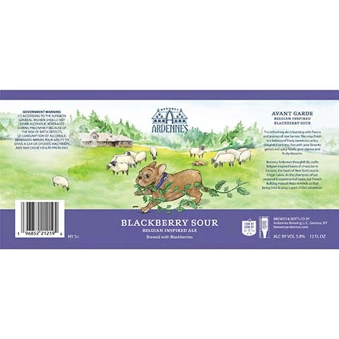 Ardennes Blackberry Sour Belgian Ale
