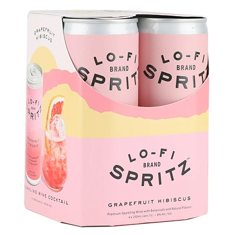 Lo Fi Grapefruit Hibiscus Spritz